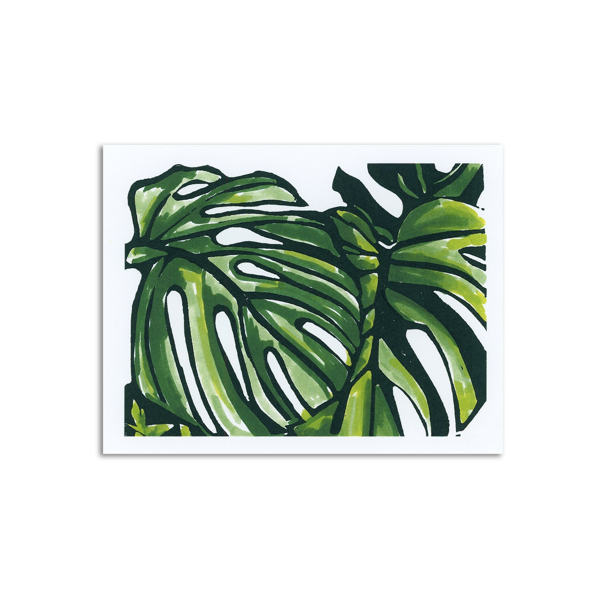 Sapphorica Creations Philodendron Art Card - Sapphorica Creations 