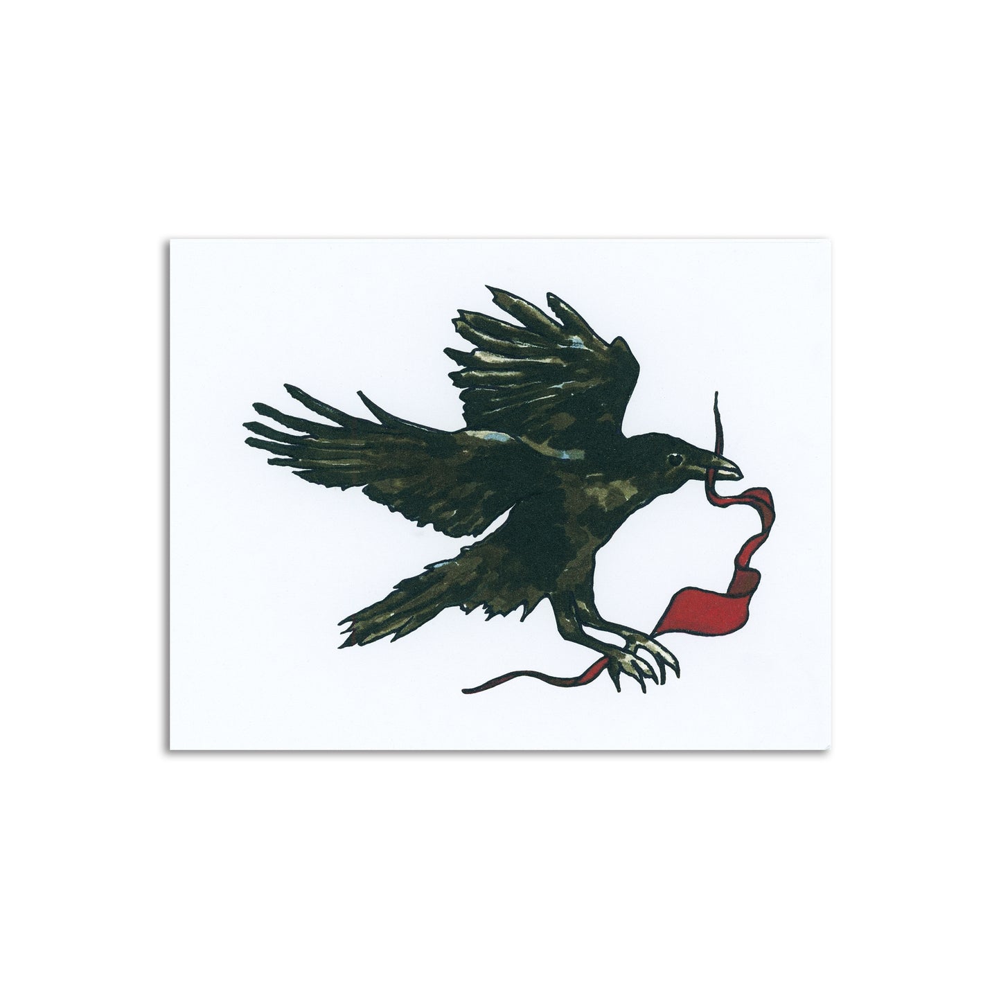 Sapphorica Creations Ravenfest Raven Art Card - Sapphorica Creations 