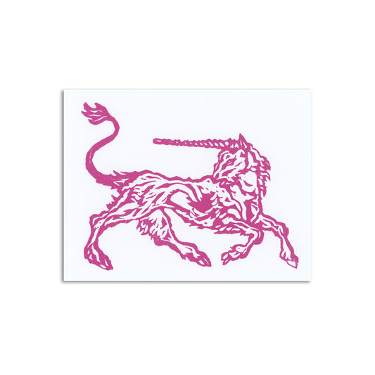 Sapphorica Creations Scottish Unicorn Art Card - Sapphorica Creations 