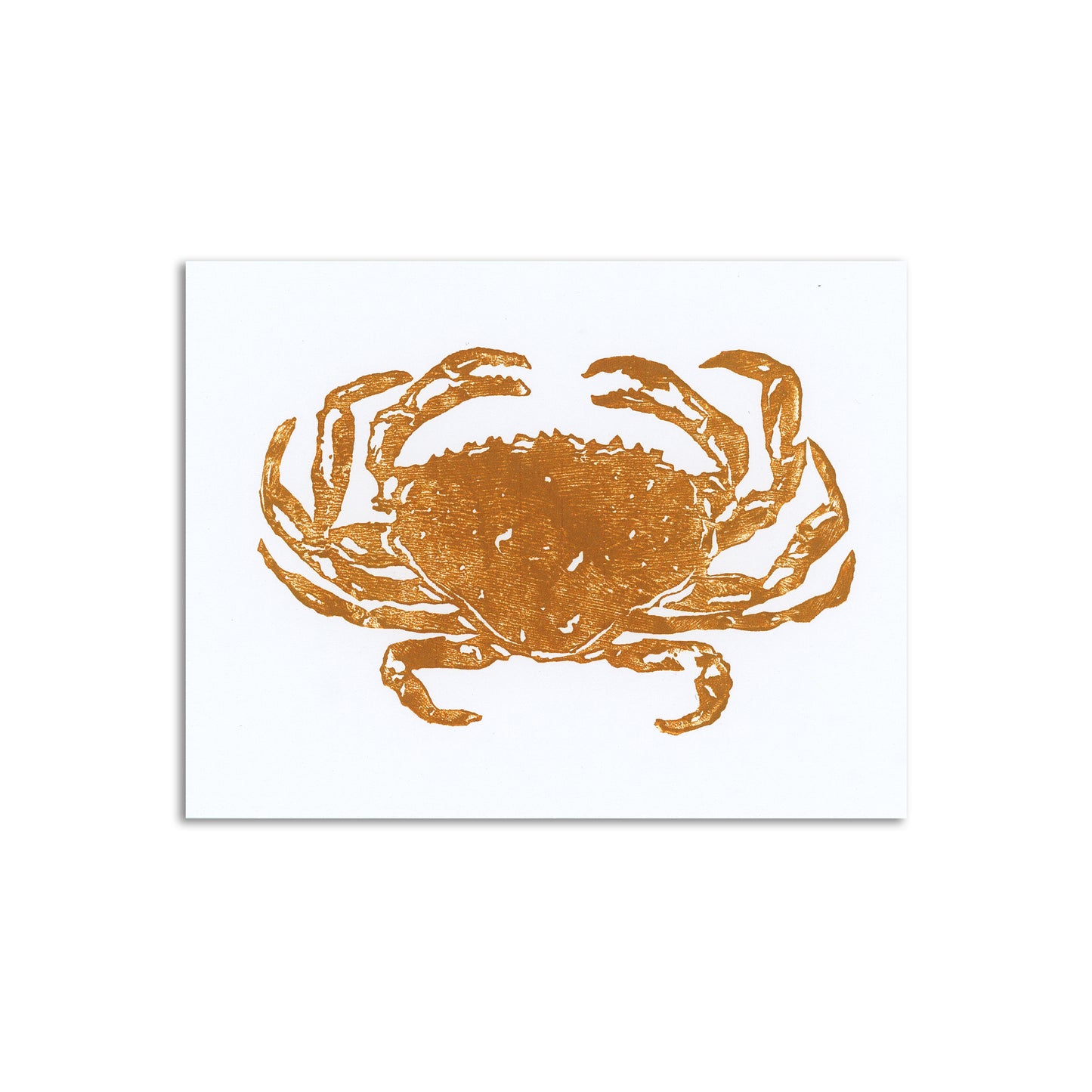 Sapphorica Creations West Coast Crab Art Card - Sapphorica Creations 