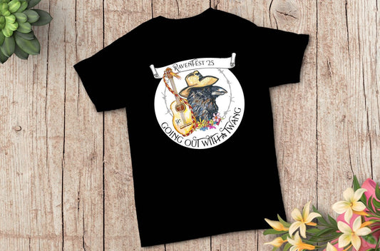 RavenFest '25 Black Tee