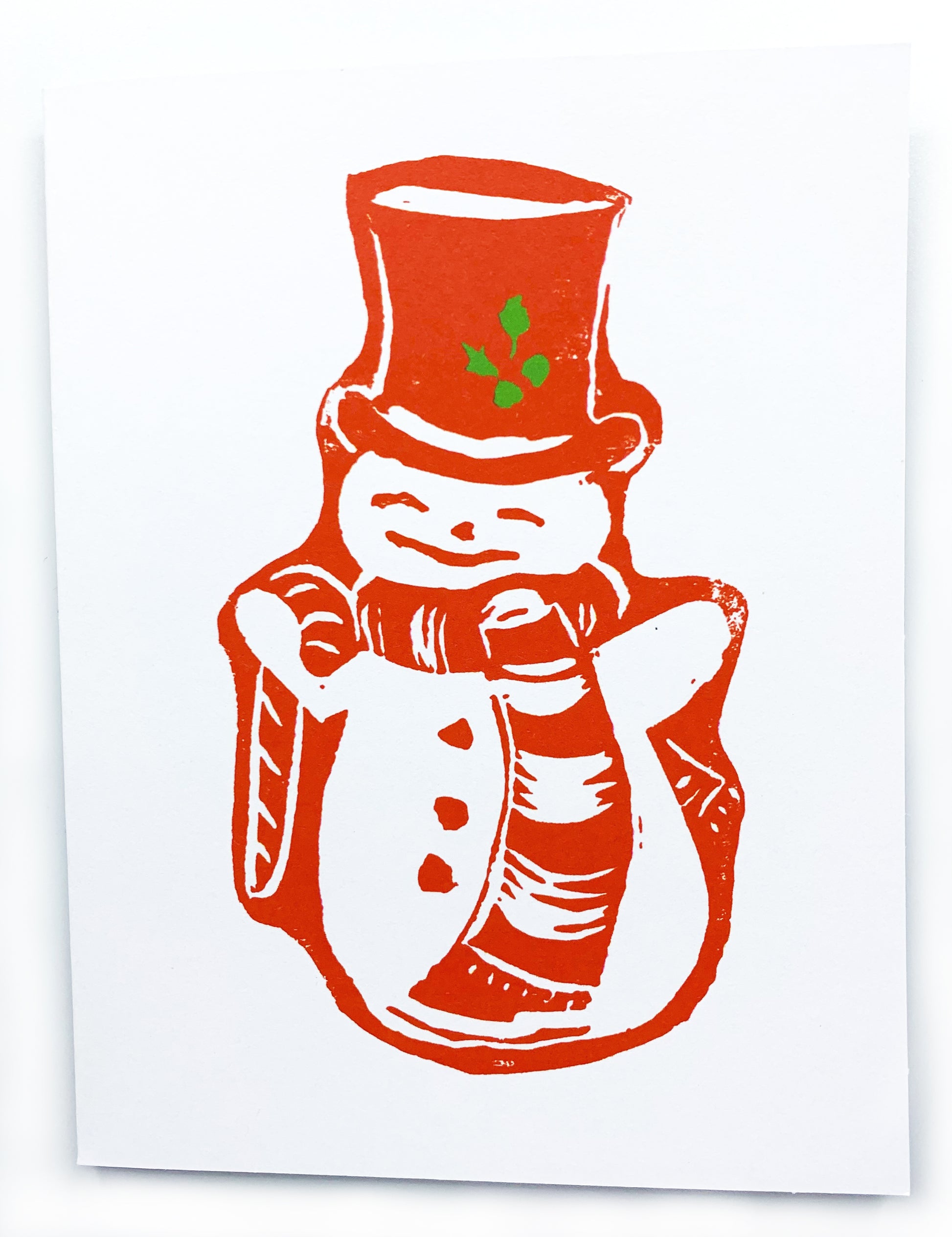 Sapphorica Creations Snowman Art Card - Sapphorica Creations 