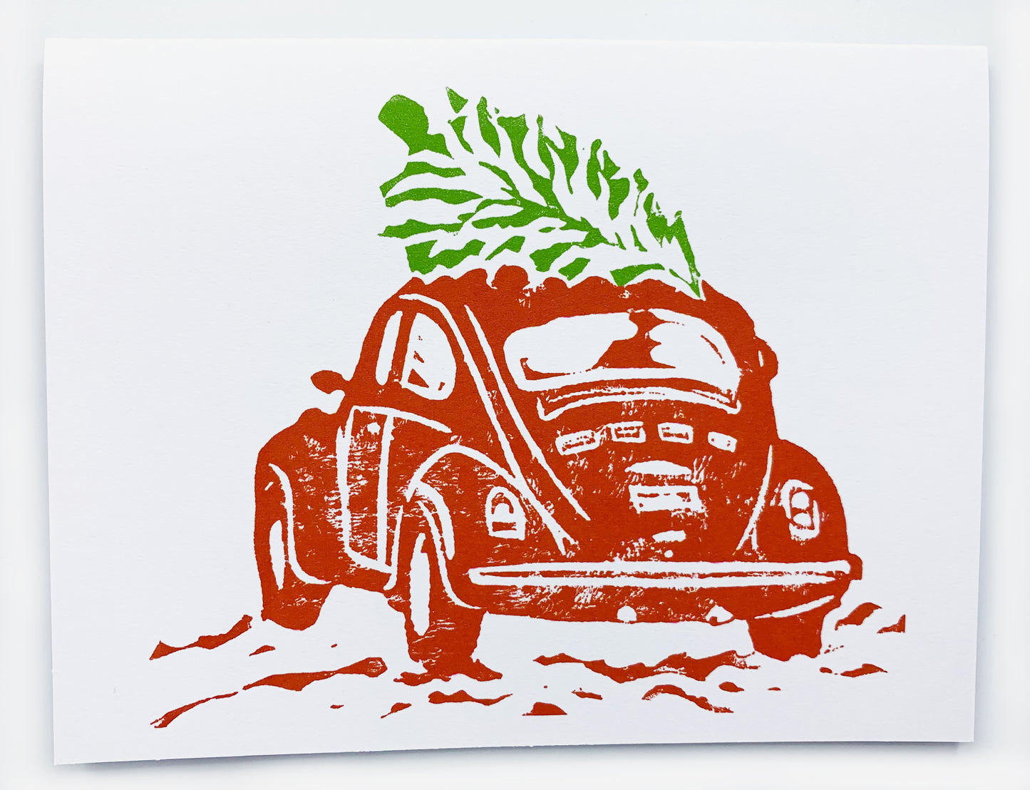 Sapphorica Creations Volkswagon Tree Art Card - Sapphorica Creations 