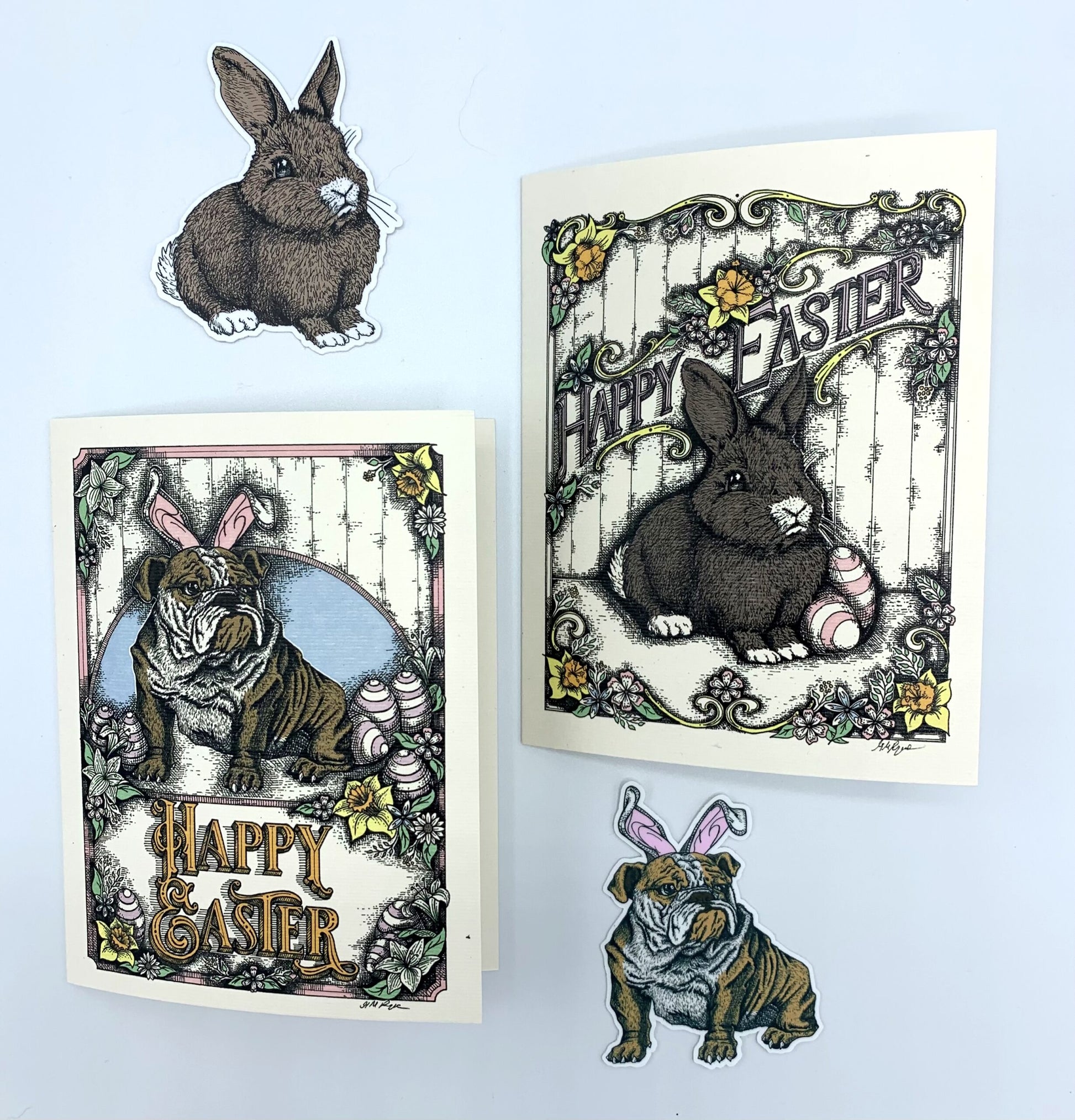 Sapphorica Creations- Henry the Bunny Art Card