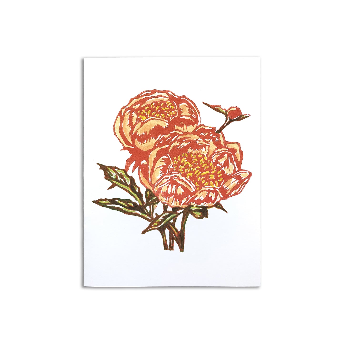 Sapphorica Creations- Pink Peony Art Card - Sapphorica Creations 