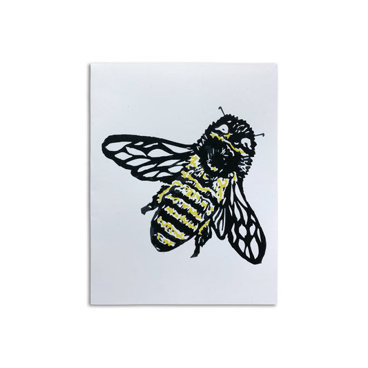 Sapphorica Creations- Bee Art Card - Sapphorica Creations 