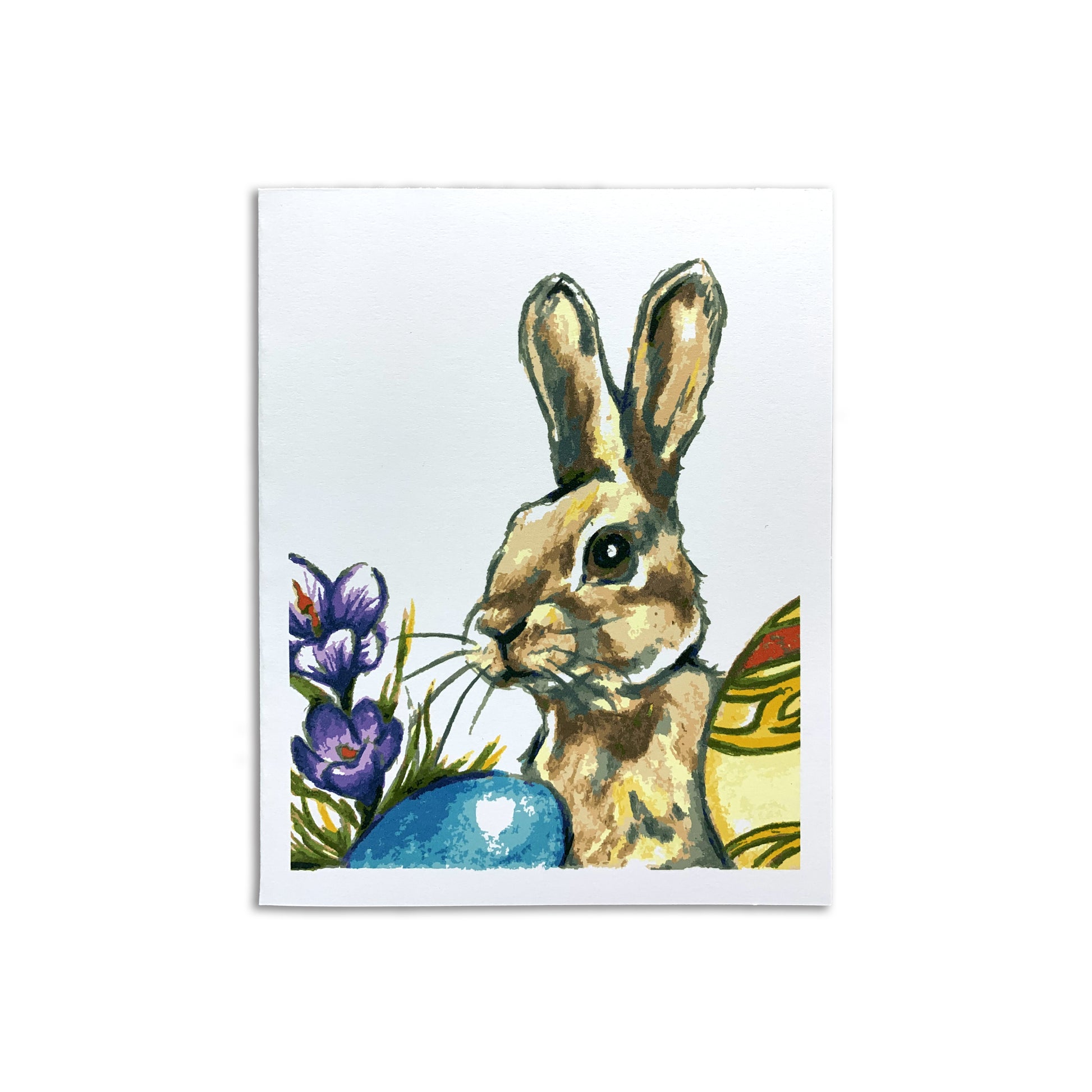 Sapphorica Creations- The Crocus and the Hare Art Card - Sapphorica Creations 
