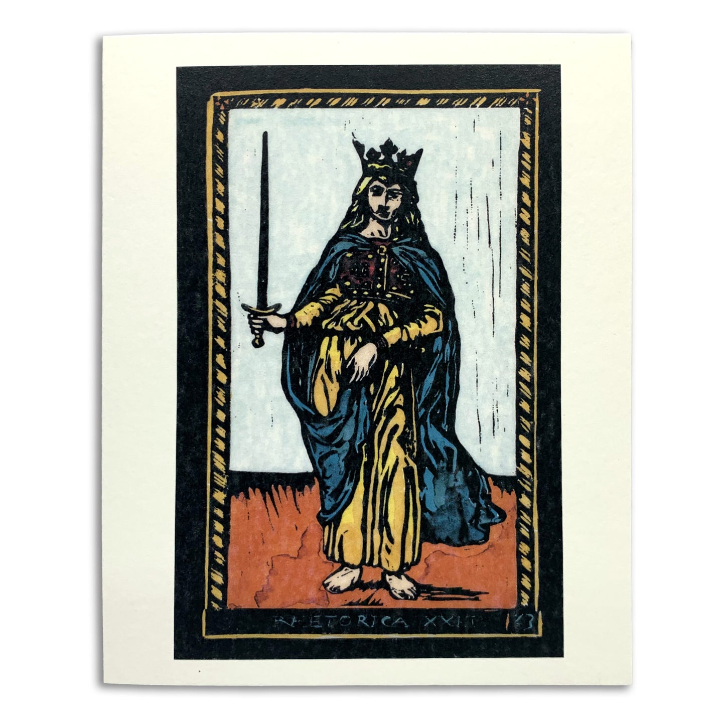 Sapphorica Creations- Fantasy Art Card- Queen Tarot