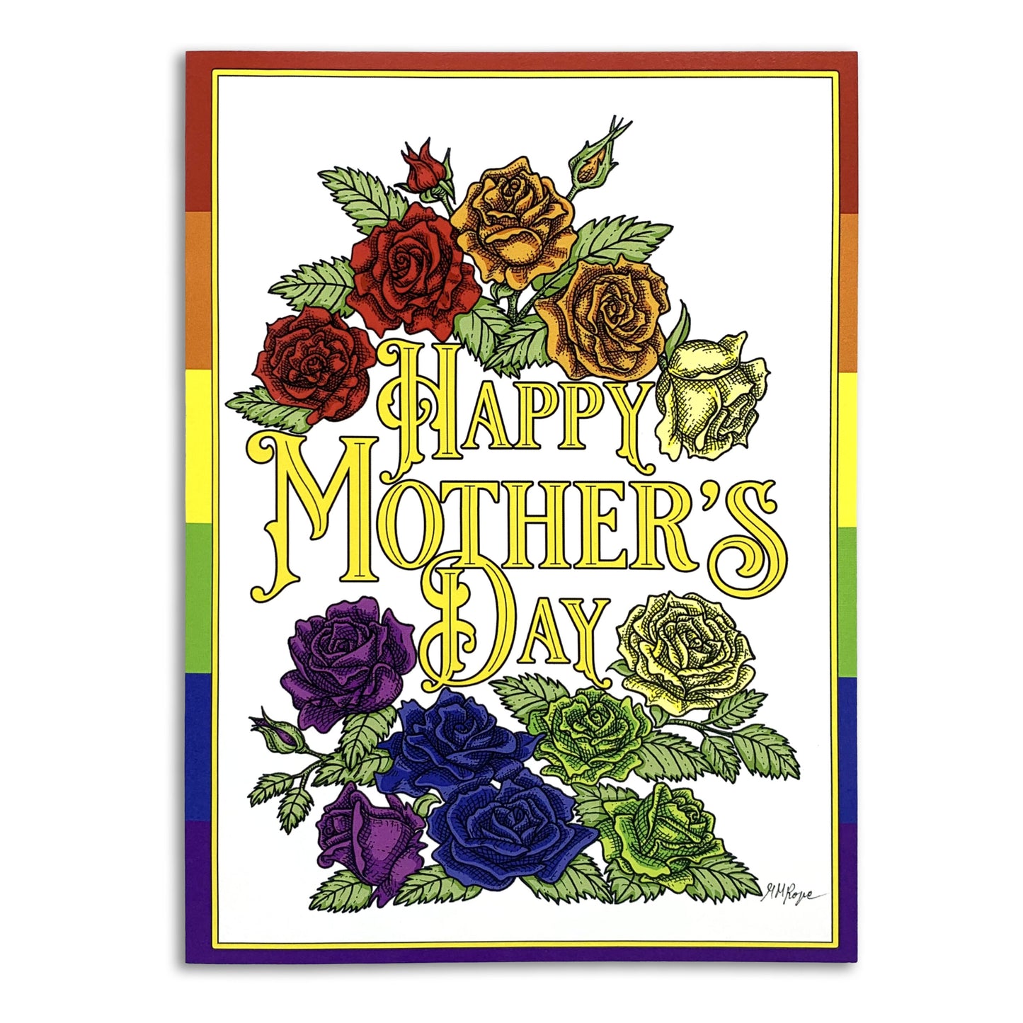 Sapphorica Creations Art Card Mother's Day Rainbow