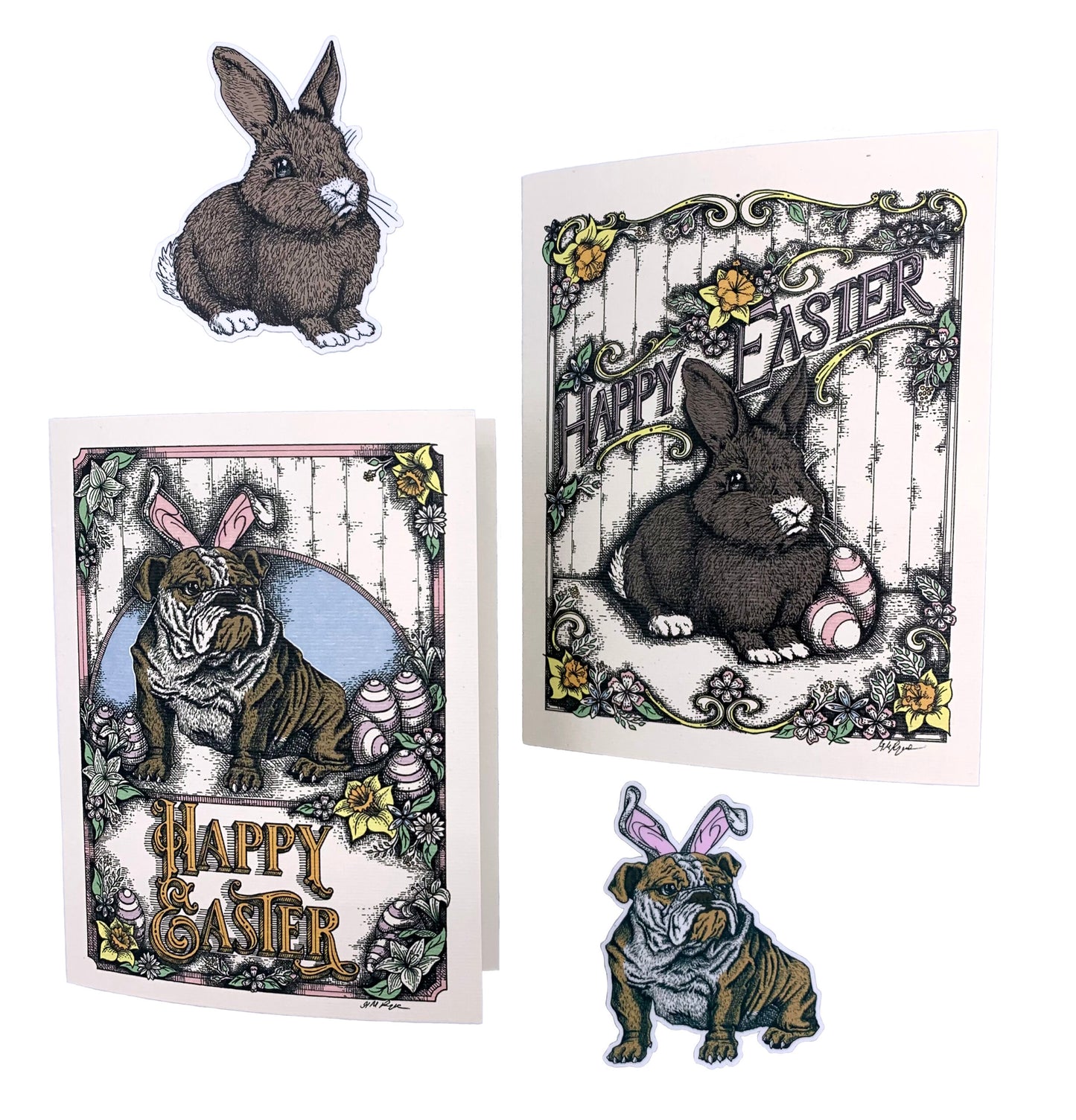 Sapphorica Creations Vintage Easter Bunny Bundle