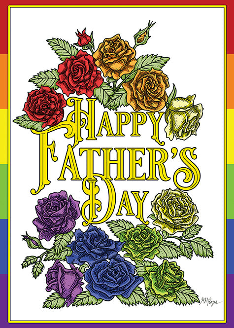 Sapphorica Father's Day Rainbow Roses