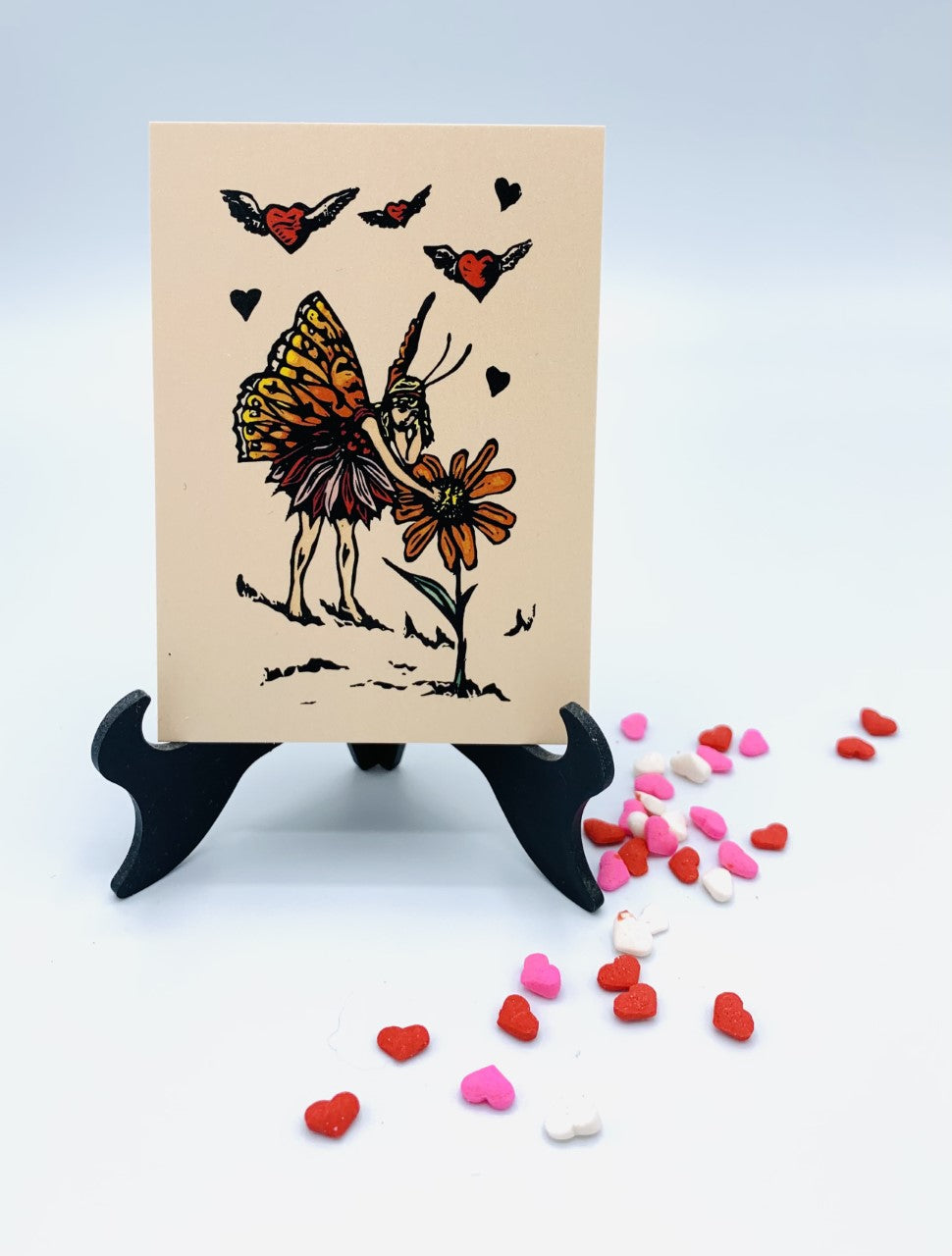 Sapphorica Creations- Monarch Butterfly ACEO Mini Art Card